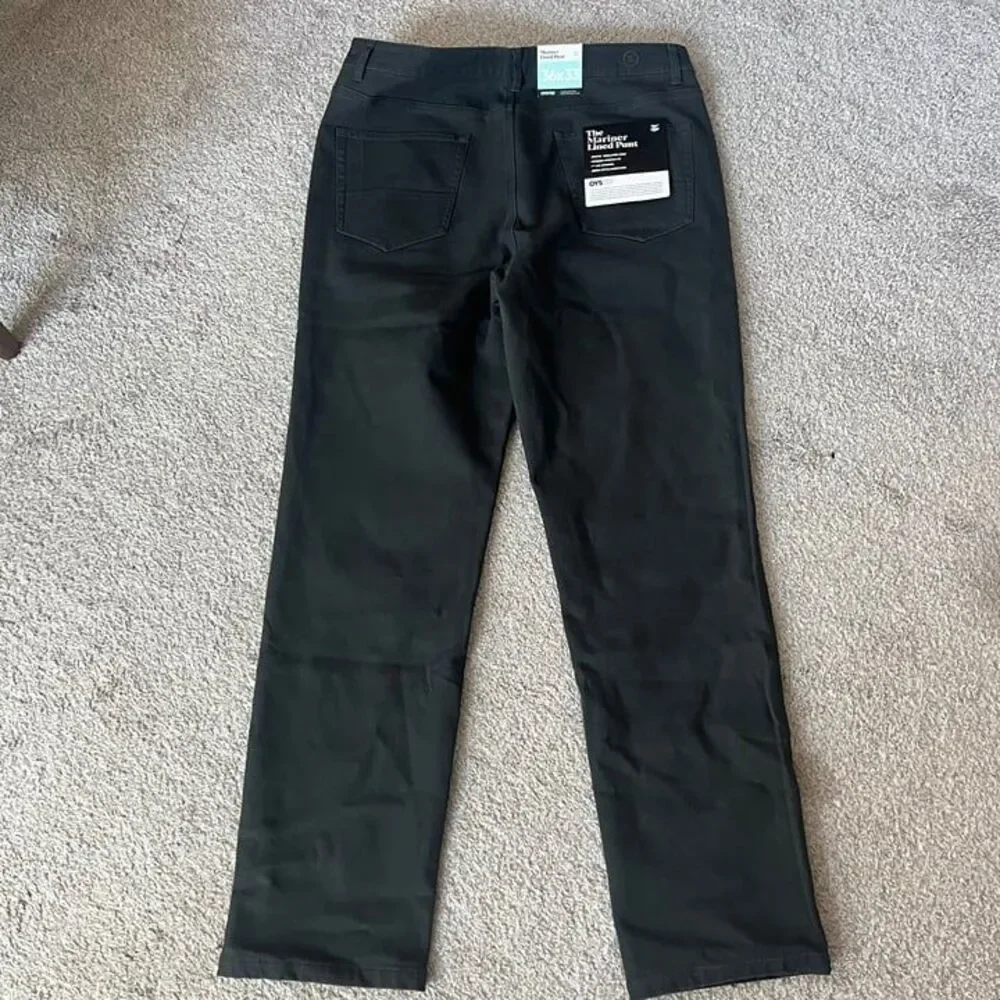 Jetty Mariner Flannel Lined Pant -- 36x33 -- NEW